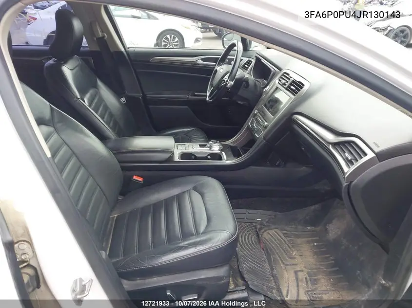 2018 FORD FUSION VIN 3FA6P0PU4JR130143 — фото 5