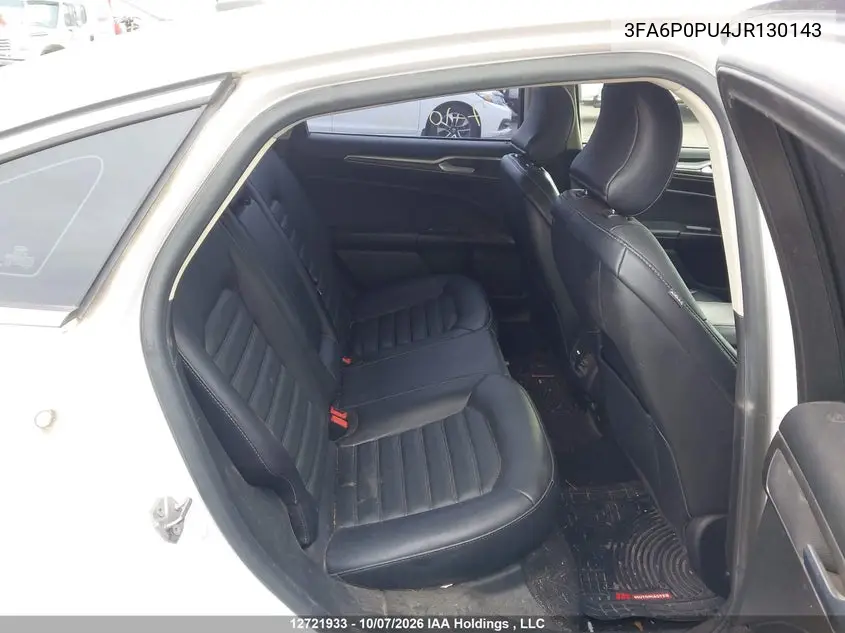 2018 FORD FUSION VIN 3FA6P0PU4JR130143 — фото 8