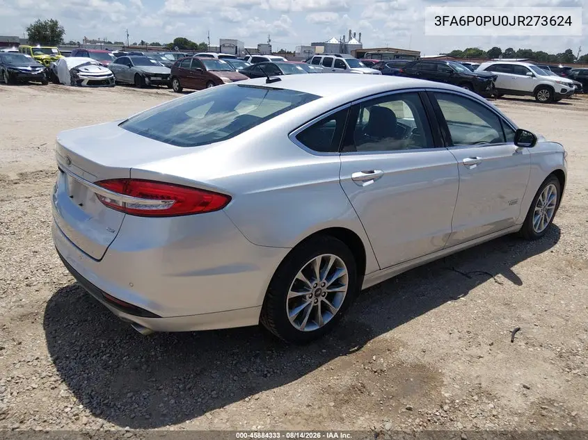 2018 FORD FUSION VIN 3FA6P0PU0JR273624 — фото 4