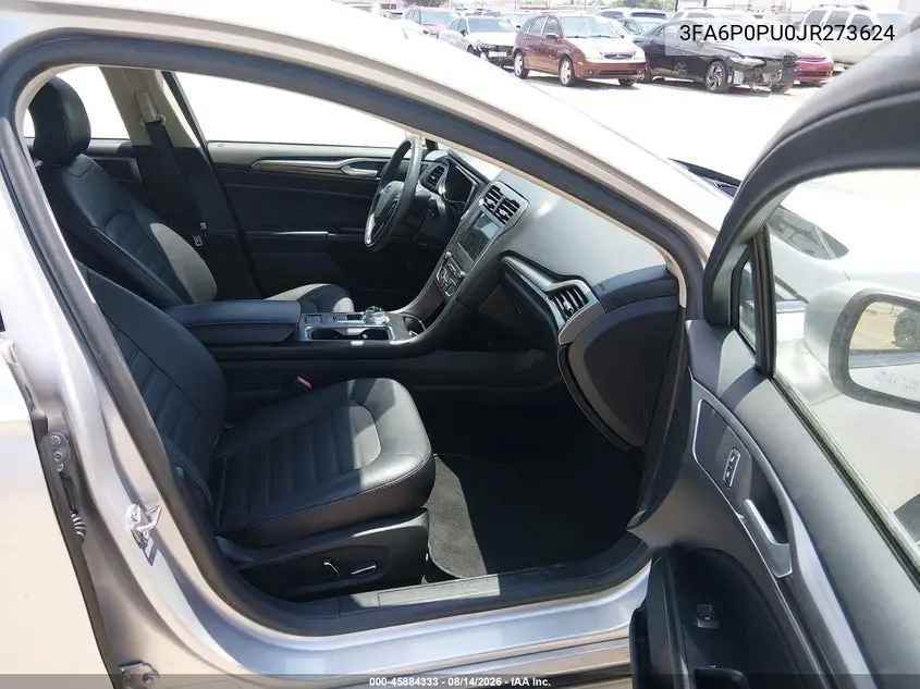 2018 FORD FUSION VIN 3FA6P0PU0JR273624 — фото 5
