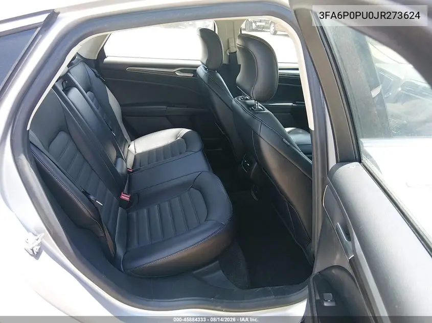 2018 FORD FUSION VIN 3FA6P0PU0JR273624 — фото 8