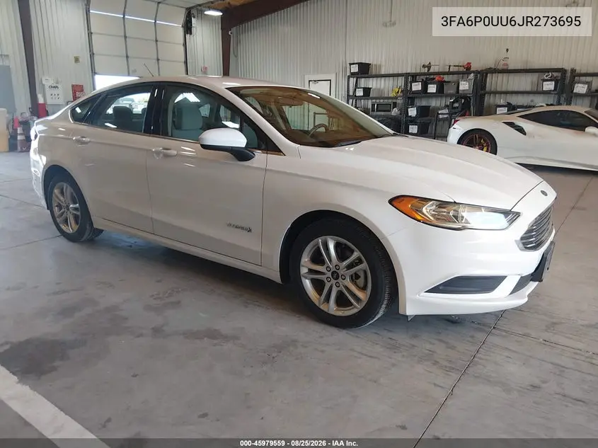 FORD FUSION 2018, VIN 3FA6P0UU6JR273695