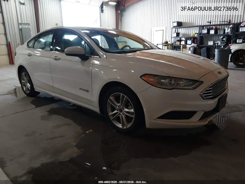 FORD FUSION 2018, VIN 3FA6P0UU8JR273696