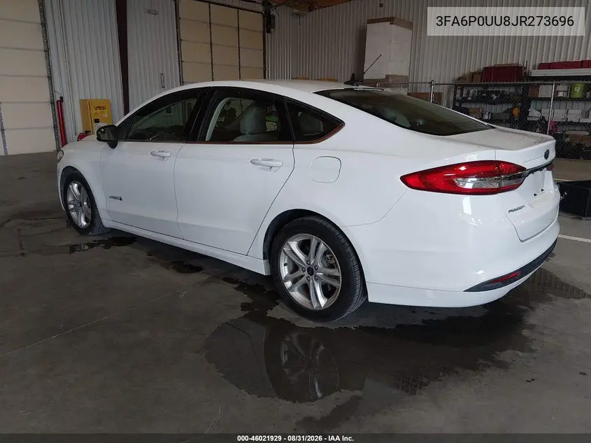 2018 FORD FUSION VIN 3FA6P0UU8JR273696 — фото 3