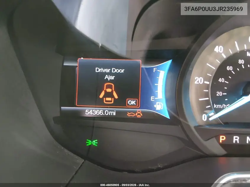 2018 FORD FUSION VIN 3FA6P0UU3JR235969 — фото 16