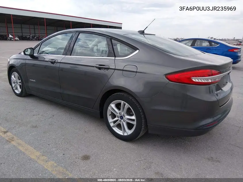 2018 FORD FUSION VIN 3FA6P0UU3JR235969 — фото 3