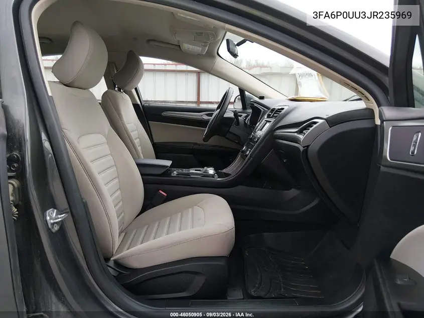 2018 FORD FUSION VIN 3FA6P0UU3JR235969 — фото 5
