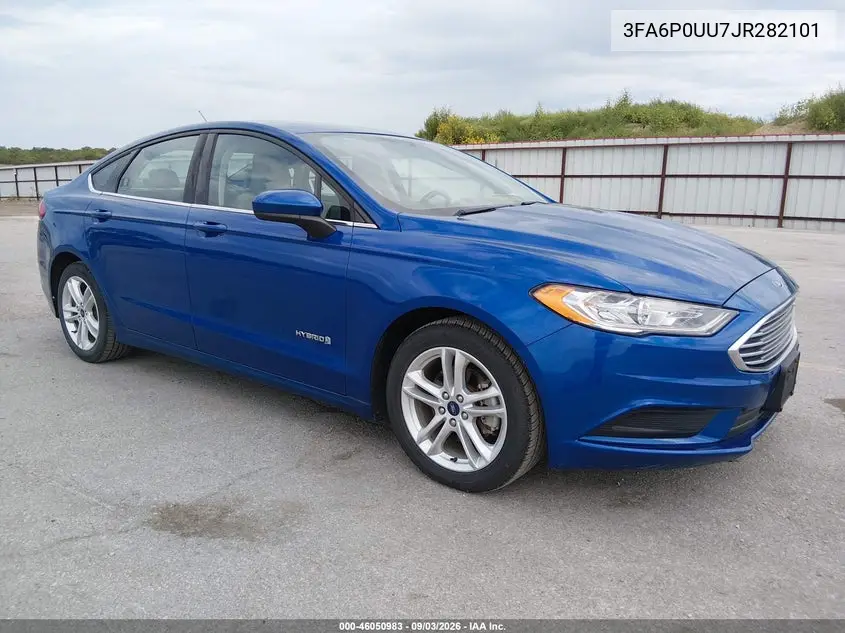 FORD FUSION 2018, VIN 3FA6P0UU7JR282101