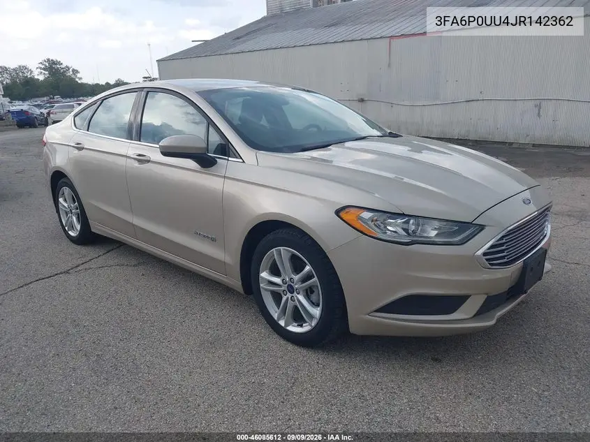 FORD FUSION 2018, VIN 3FA6P0UU4JR142362
