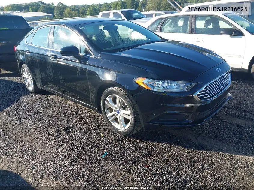 FORD FUSION 2018, VIN 3FA6P0HD5JR216625