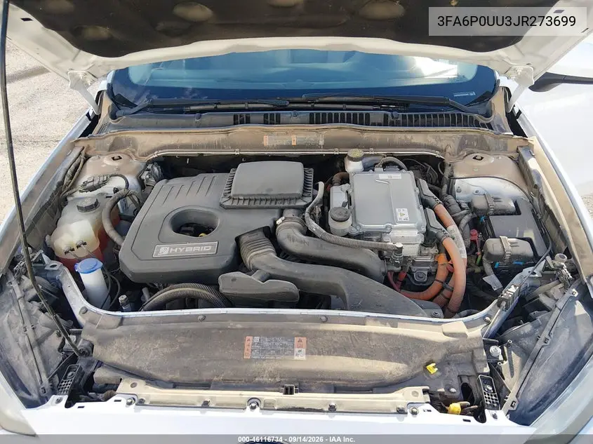 2018 FORD FUSION VIN 3FA6P0UU3JR273699 — фото 10
