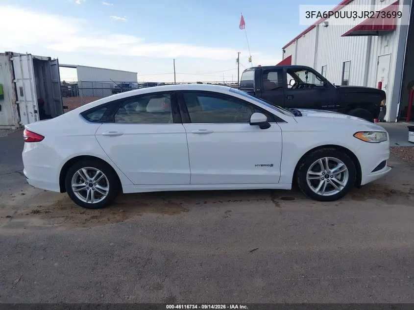 2018 FORD FUSION VIN 3FA6P0UU3JR273699 — фото 13
