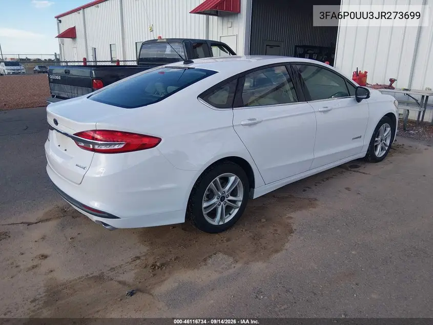 2018 FORD FUSION VIN 3FA6P0UU3JR273699 — фото 4
