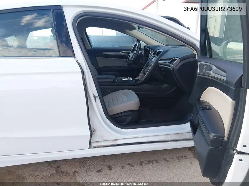 2018 FORD FUSION VIN 3FA6P0UU3JR273699 — фото 5