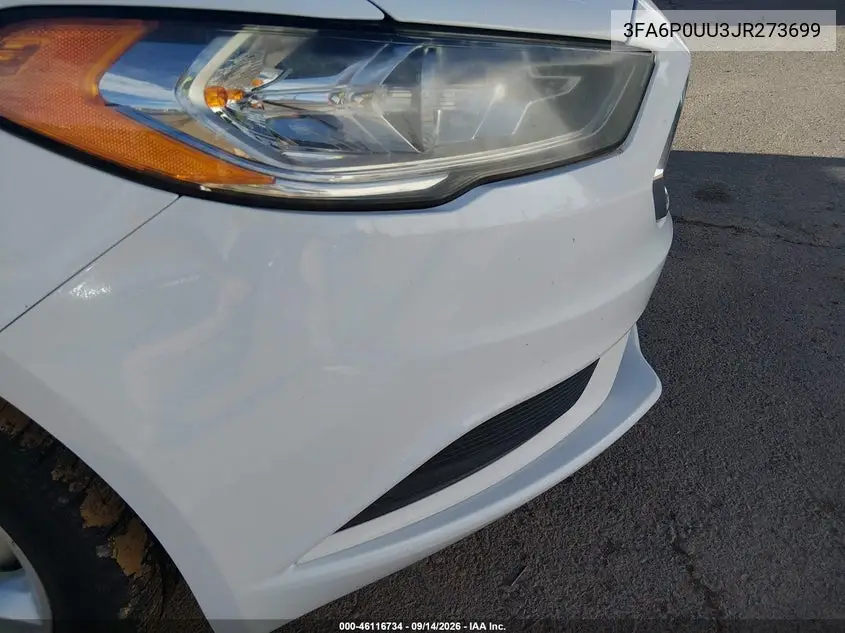2018 FORD FUSION VIN 3FA6P0UU3JR273699 — фото 6