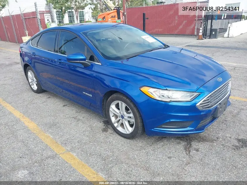 FORD FUSION 2018, VIN 3FA6P0UU8JR254341