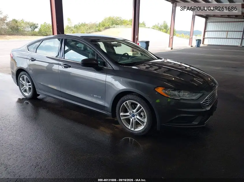 FORD FUSION 2018, VIN 3FA6P0UU0JR261686