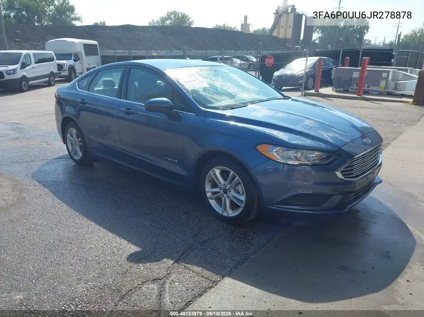 FORD FUSION 2018, VIN 3FA6P0UU6JR278878