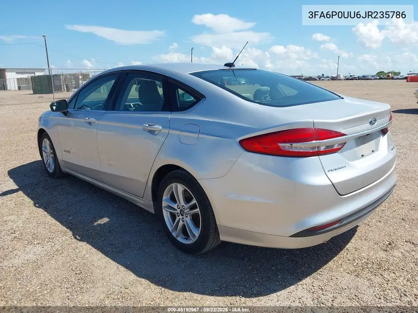 2018 FORD FUSION VIN 3FA6P0UU6JR235786 — фото 3