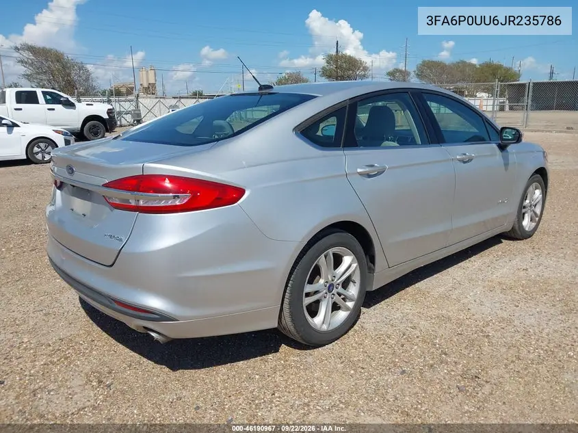 2018 FORD FUSION VIN 3FA6P0UU6JR235786 — фото 4