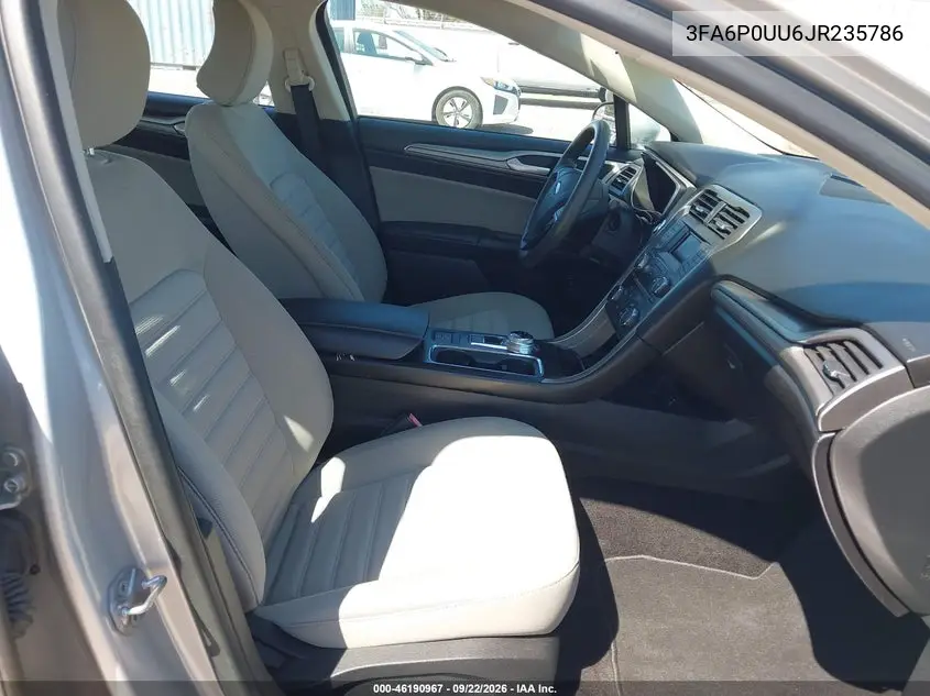 2018 FORD FUSION VIN 3FA6P0UU6JR235786 — фото 5
