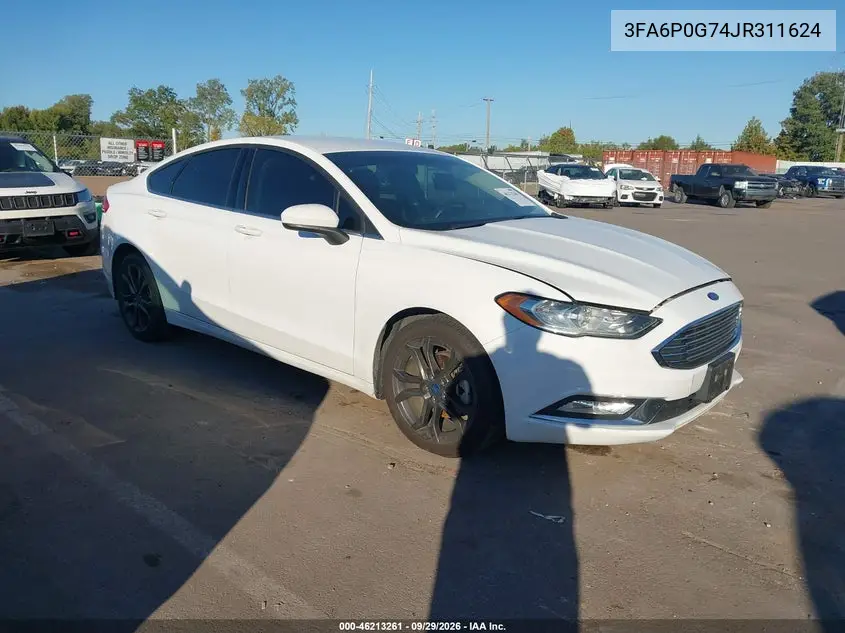 FORD FUSION 2018, VIN 3FA6P0HD9JR265195
