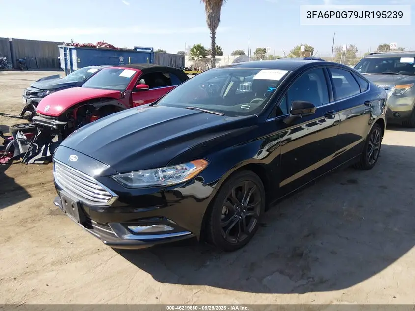 2018 FORD FUSION VIN 3FA6P0G79JR195239 — фото 2