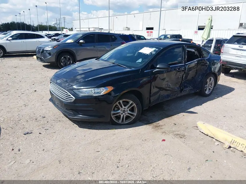 2018 FORD FUSION VIN 3FA6P0HD3JR203288 — фото 2