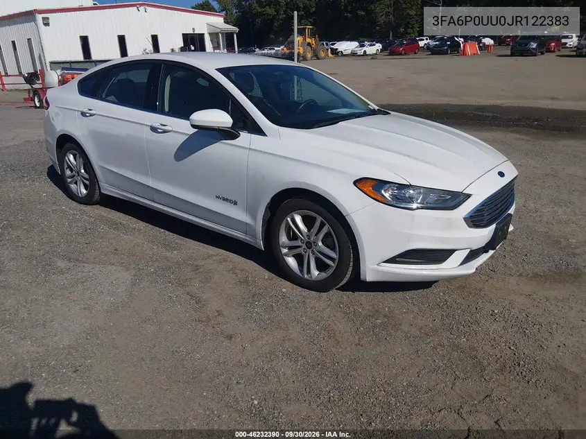 FORD FUSION 2018, VIN 3FA6P0UU0JR122383