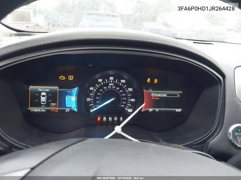 2018 FORD FUSION VIN 3FA6P0HD1JR264428 — фото 15