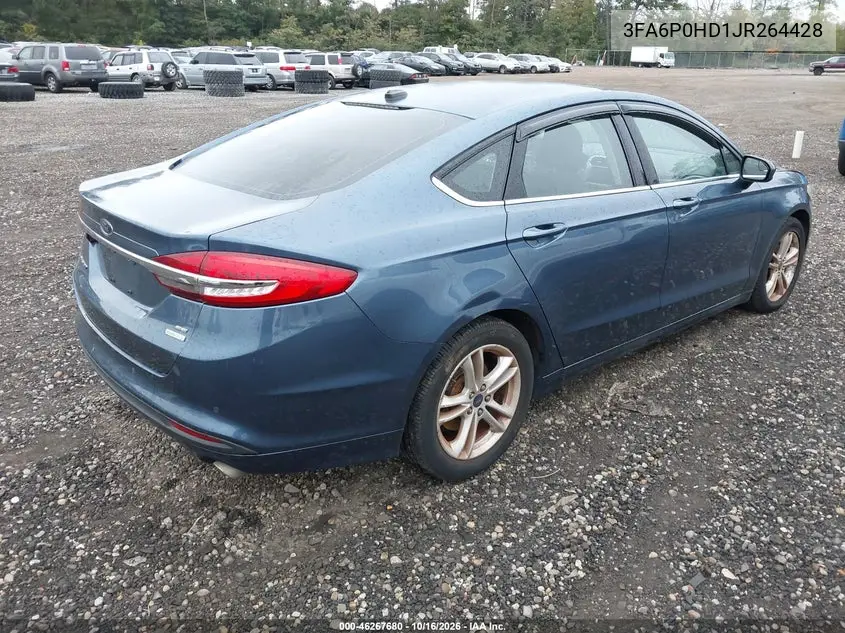 2018 FORD FUSION VIN 3FA6P0HD1JR264428 — фото 4