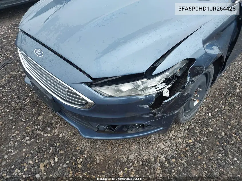 2018 FORD FUSION VIN 3FA6P0HD1JR264428 — фото 6