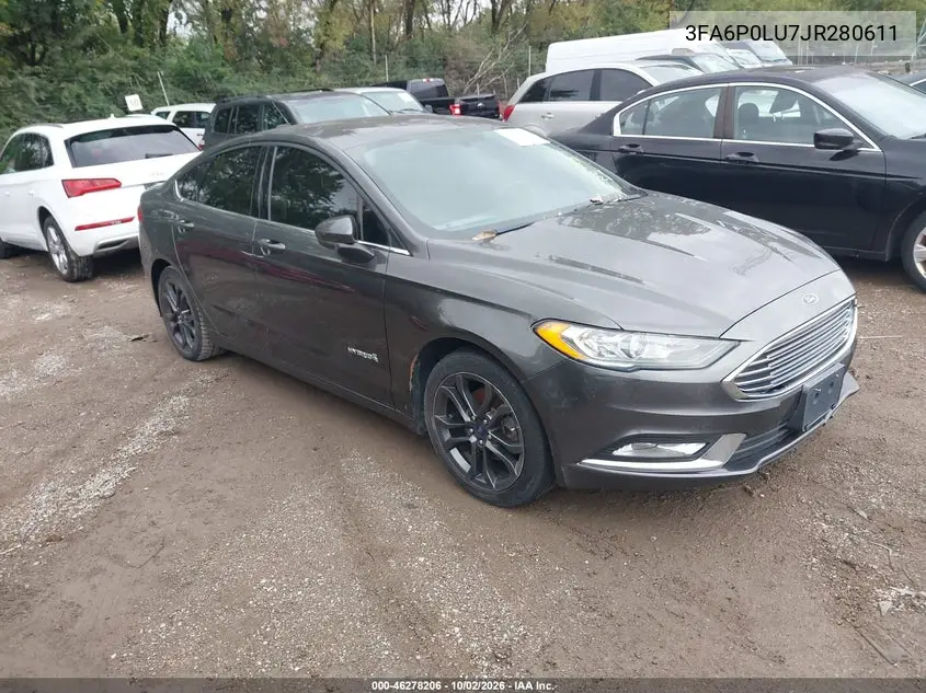 FORD FUSION 2018, VIN 3FA6P0LU7JR280611