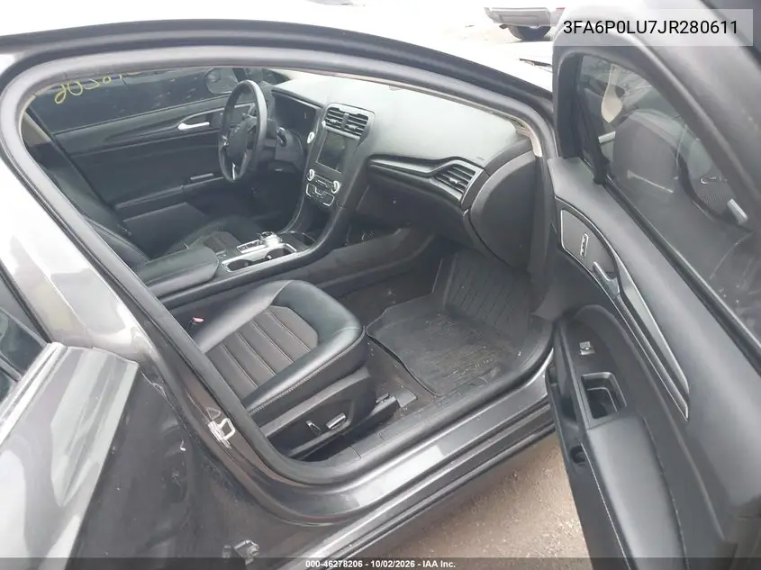 2018 FORD FUSION VIN 3FA6P0LU7JR280611 — фото 5