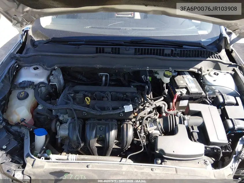 2018 FORD FUSION VIN 3FA6P0G76JR103908 — фото 10