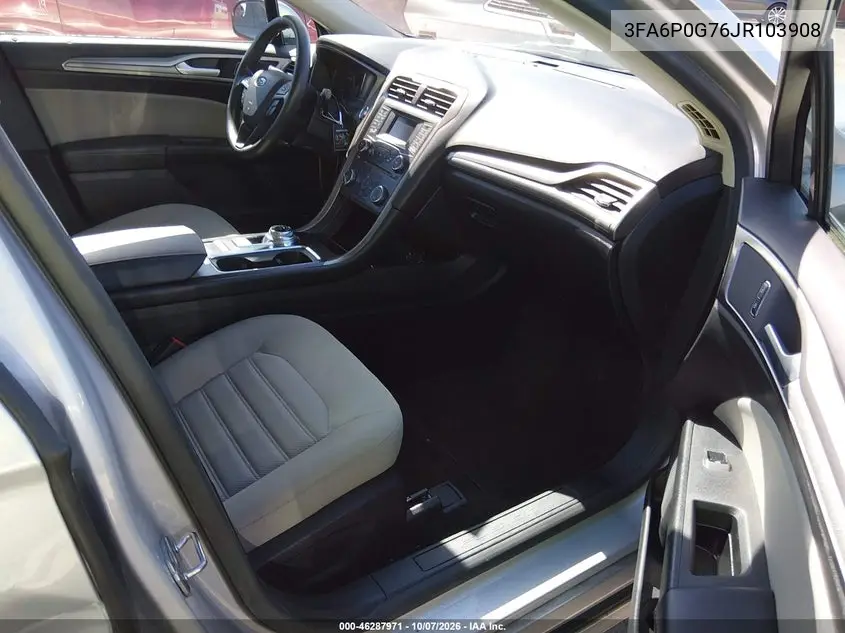 2018 FORD FUSION VIN 3FA6P0G76JR103908 — фото 5