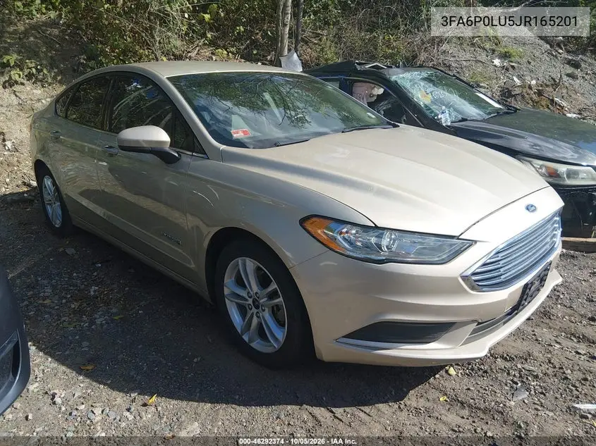 FORD FUSION 2018, VIN 3FA6P0LU5JR165201