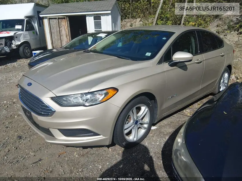 2018 FORD FUSION VIN 3FA6P0LU5JR165201 — фото 2