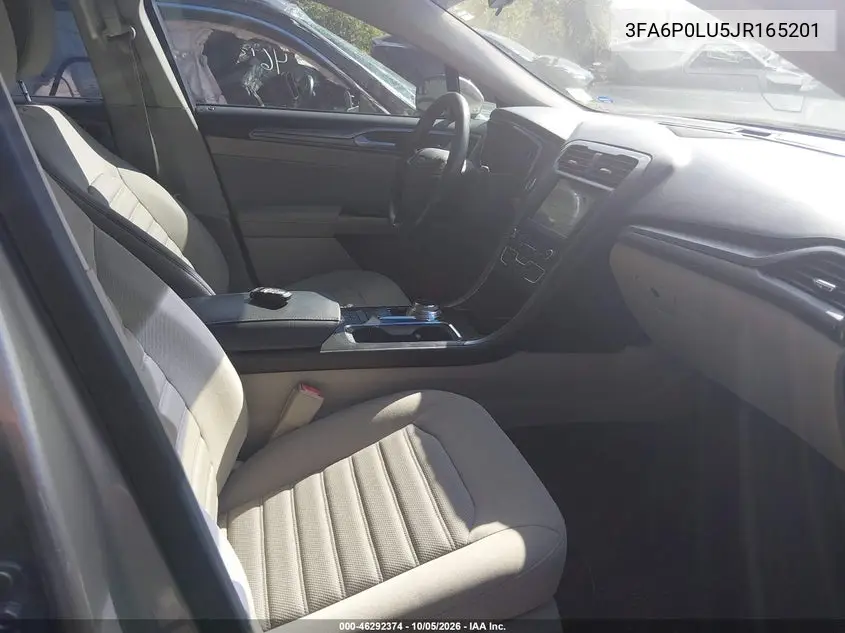 2018 FORD FUSION VIN 3FA6P0LU5JR165201 — фото 5