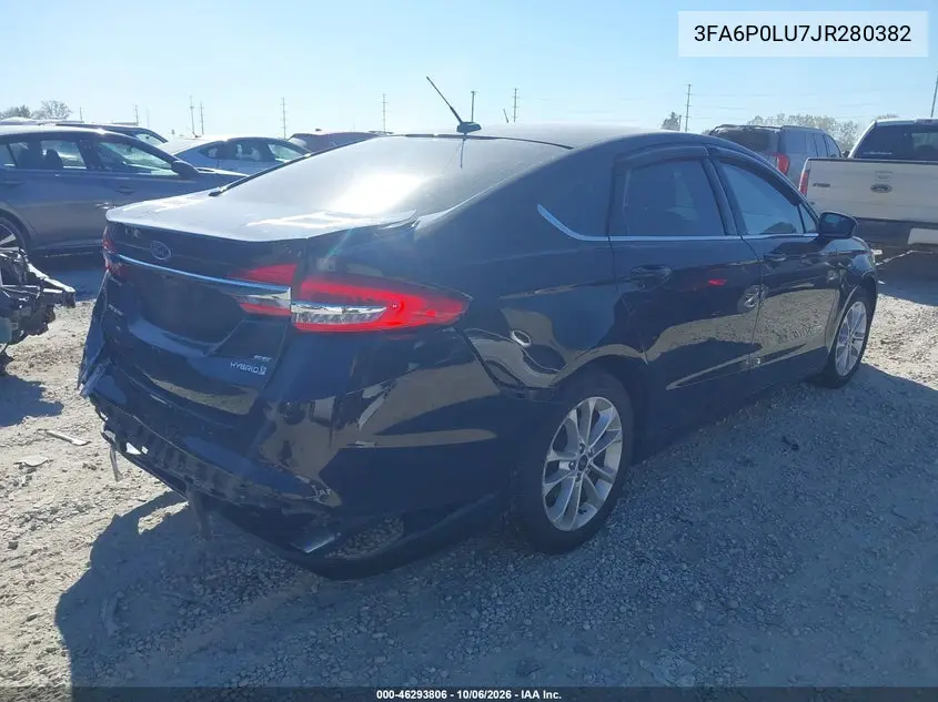 2018 FORD FUSION VIN 3FA6P0LU7JR280382 — фото 4