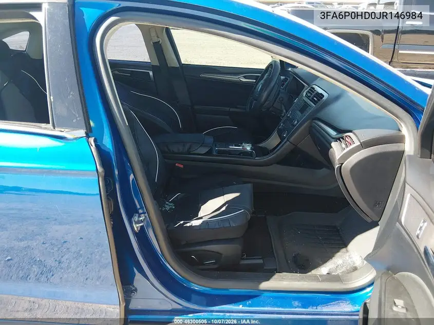 2018 FORD FUSION VIN 3FA6P0HD0JR146984 — фото 5