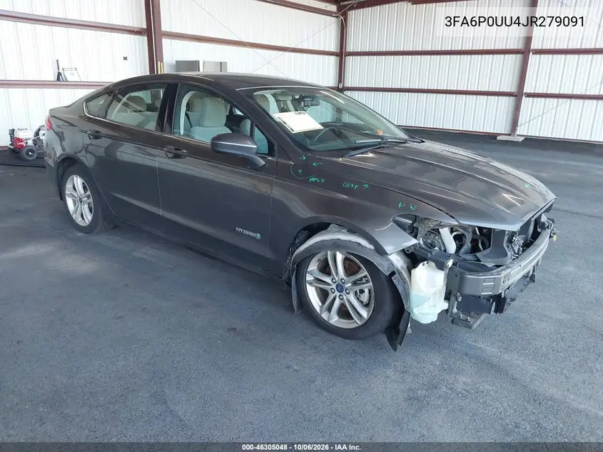 FORD FUSION 2018, VIN 3FA6P0UU4JR279091