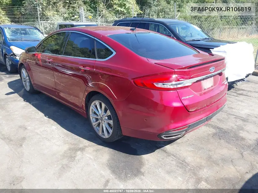 2018 FORD FUSION VIN 3FA6P0K9XJR106819 — фото 3