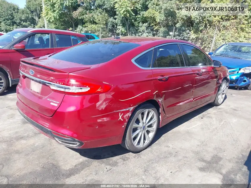 2018 FORD FUSION VIN 3FA6P0K9XJR106819 — фото 4