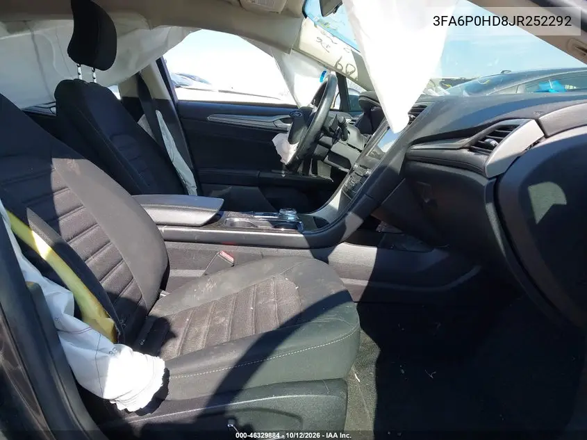 2018 FORD FUSION VIN 3FA6P0HD8JR252292 — фото 5