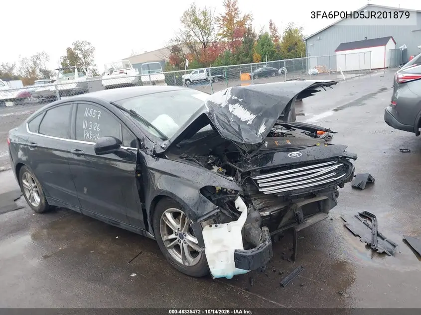 FORD FUSION 2018, VIN 3FA6P0HD5JR201879