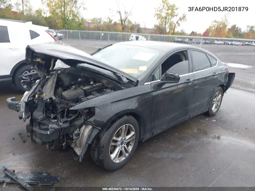 2018 FORD FUSION VIN 3FA6P0HD5JR201879 — фото 2