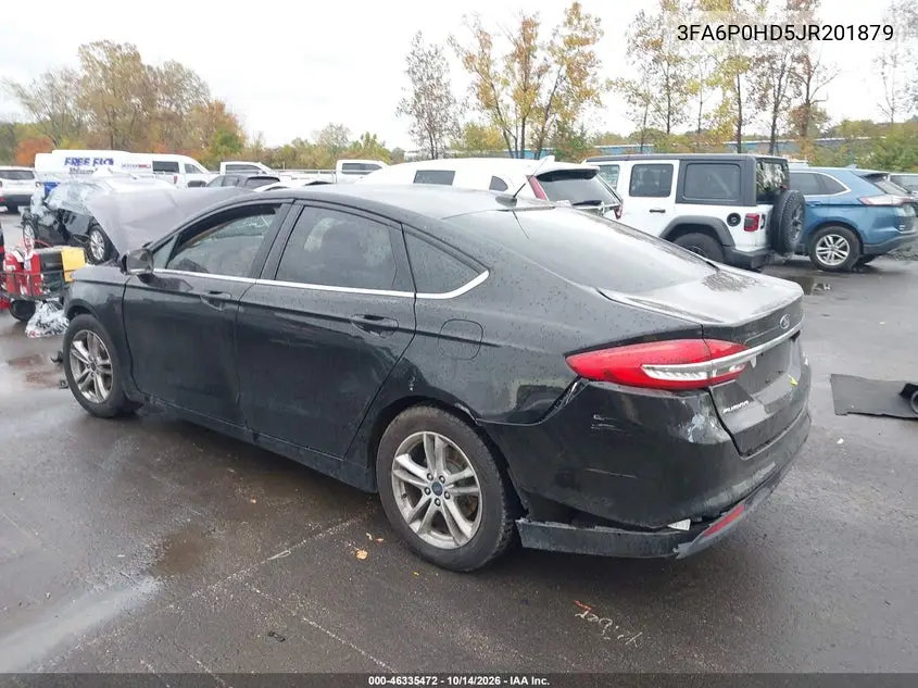 2018 FORD FUSION VIN 3FA6P0HD5JR201879 — фото 3