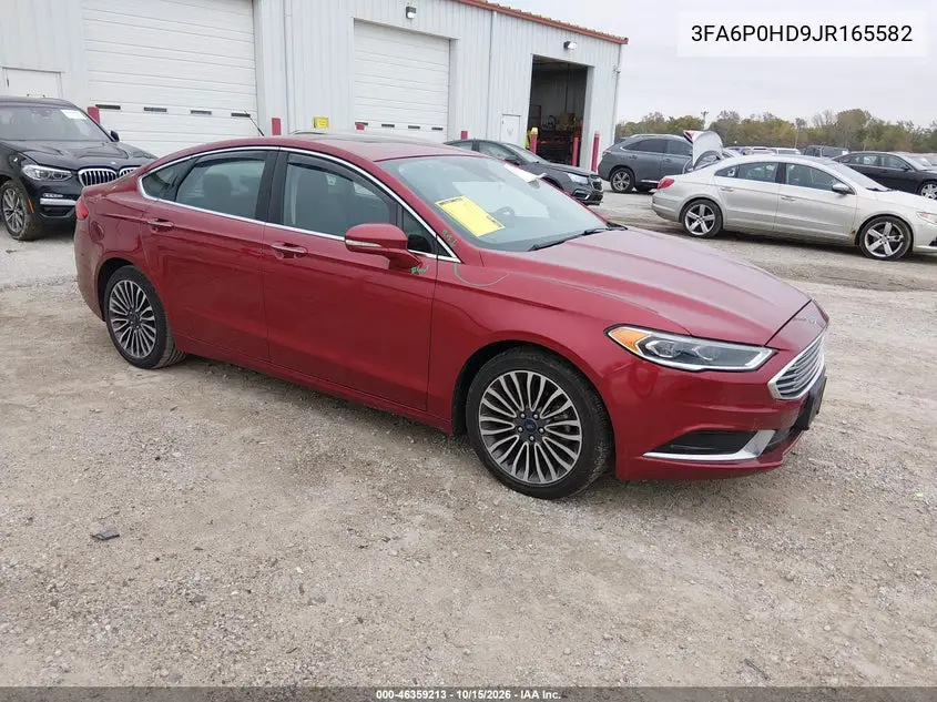 FORD FUSION 2018, VIN 3FA6P0HD9JR165582