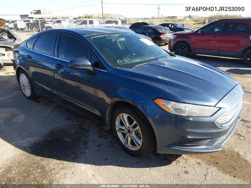 FORD FUSION 2018, VIN 3FA6P0HD1JR253090